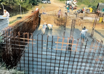 La construcción del tanque del barrio Alto Bonito de Buga a buen ritmo