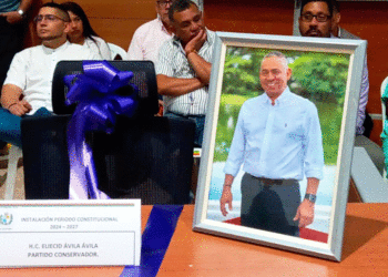 Este sería el lugar que ocuparía, el concejal Eliecid Ávila Ávila durante el acto de instalación de la corporación edilicia