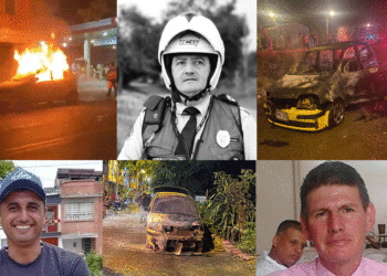 Cronología de una noche de horror en Tuluá; dos personas asesinadas y nueve vehículos incinerados