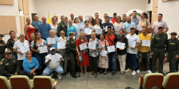 Líderes y comerciantes se capacitaron en seguridad ciudadana