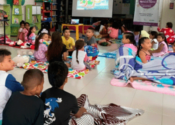 Motivando a los niños a la lectura y la recreación en Yotoco
