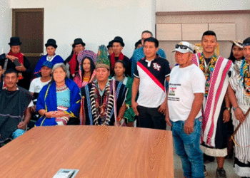 Gobernadores de comunidades indígenas se posesionaron