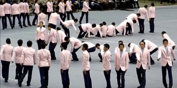 ¿Conoce el deporte de caminar sincronizado en Japón?