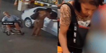 Nuevos videos de la mujer que llevó a su tío muerto a un banco en Brasil