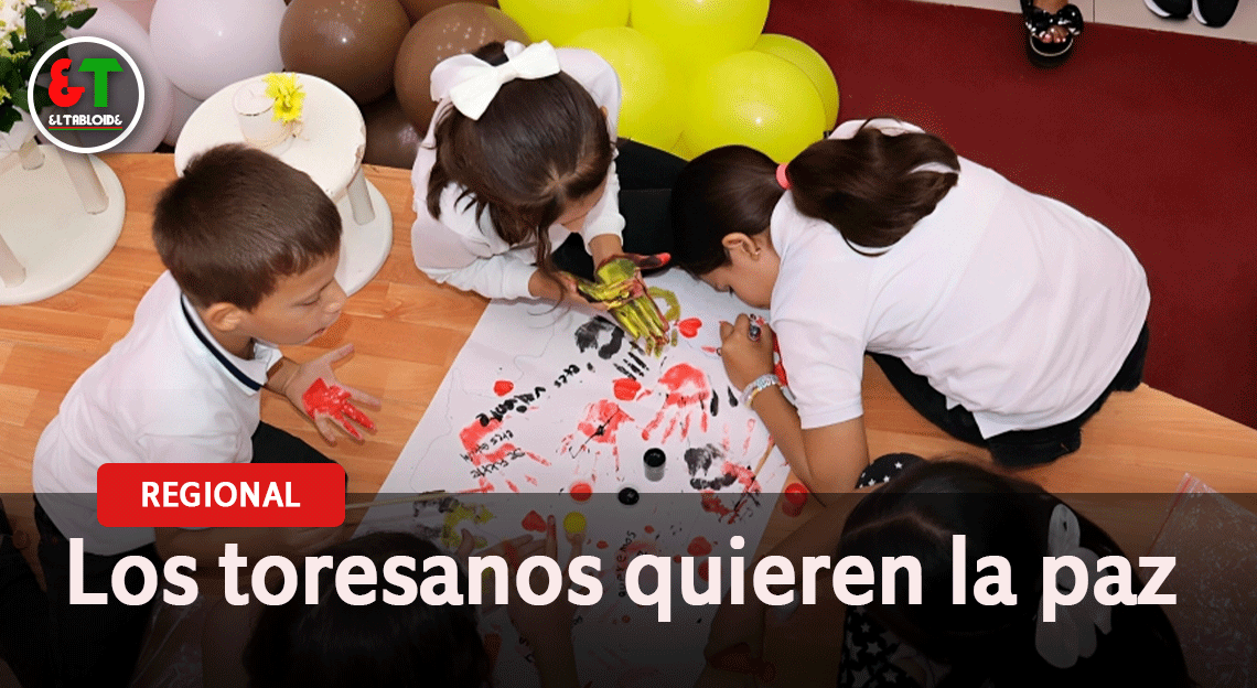 Los toresanos quieren la paz; el alcalde destacó que seguirá trabajando en torno a ese propósito