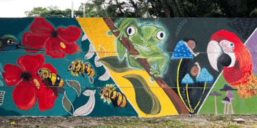 Arte que da vida; estudiantes hacen homenaje a fauna y flora de Colombia