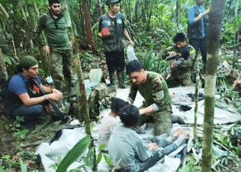 Así mantuvieron vivo al bebé de 11 meses que cayó en un avión, junto a sus hermanos, a la selva