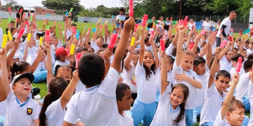 Los niños toresanos se gozaron su fiesta; la actividad fue liderada por la Gestora Social