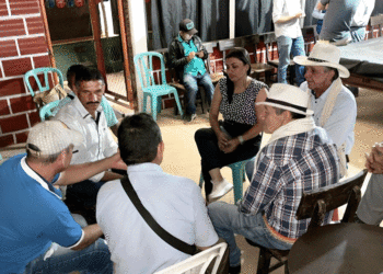 Obras en el sector de la minifalda de Riofrio