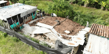 ¿Qué pasó con esta vivienda que se fue al piso?