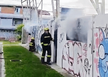 Denuncian invasión en la cancha múltiple del barrio Santa Rita del Rio