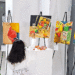 El pintor Jorge Orozco expuso en la Capital del Mundo; sus obras llenas de color rindieron tributo a los dulces del Valle