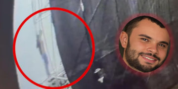 Estas son las imágenes que captan al joven, que murió en Corferias, caer a un tanque de agua