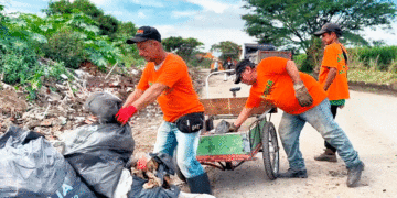 Limpiaron la entradaa Guacarí; la comunidad lo anhelaba