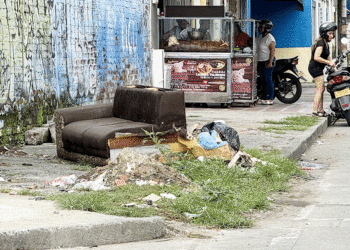 Botaron hasta el sofá. Y ahora, ¿quién lo recoge?