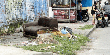 Botaron hasta el sofá. Y ahora, ¿quién lo recoge?