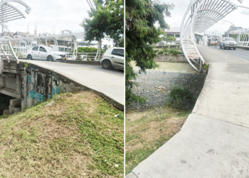 Un puente sin barandas, peligro mortal(Más Caucherazos aquí) 👇🏽 