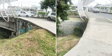 Un puente sin barandas, peligro mortal(Más Caucherazos aquí) 👇🏽 