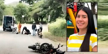 Murió tras sufrir un accidente en motocicleta; su hermana está herida