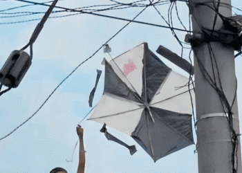 Menor de edad muere electrocutado al intentar rescatar una cometa enredada