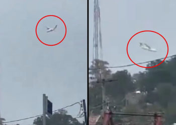 VIDEO: momento exacto en que avión en Sao Paulo se desploma e impacta en zona residencial en Brasil