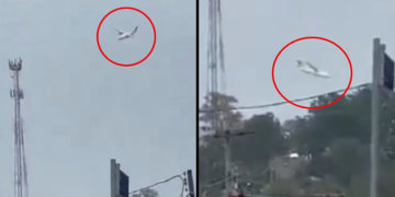 VIDEO: momento exacto en que avión en Sao Paulo se desploma e impacta en zona residencial en Brasil