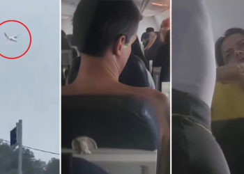 Periodista grabó problemas dentro del avión de Sao Paulo sin imaginar que un día después se caería