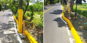 Una hermosa vía, pero con obstáculos peligrosos  (Más Caucherazos aquí) 👇🏽 