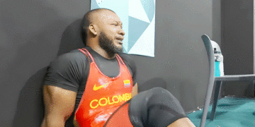 Yeison López rompió en llanto después de ganar medalla de plata; foto mueve fibras