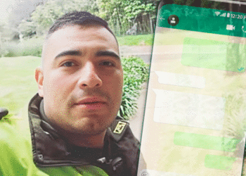 Antes de atentar contra su expareja, policía envió desesperados mensajes de texto