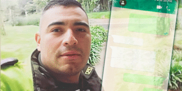 Antes de atentar contra su expareja, policía envió desesperados mensajes de texto