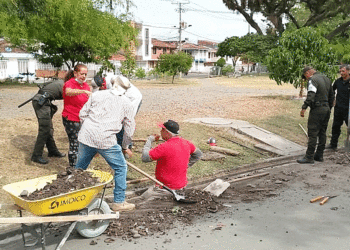 Comunidad unida le metió mano al Parque de la Familia