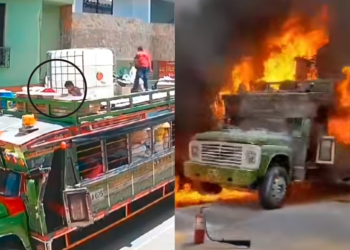 Incendio de bus escalera cobra la vida de adulta mayor
