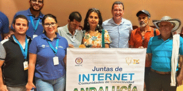 Internet de fibra óptica en varios corregimientos y veredas de Andalucía