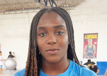 Luchadora bugueña presente en los Juegos Nómadas de Kazajistán