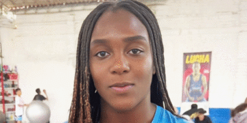 Luchadora bugueña presente en los Juegos Nómadas de Kazajistán