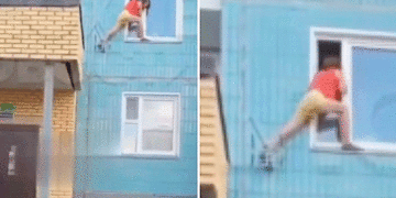 Mujer que espiaba a su esposo porque creía que era infiel, cayó al vacío y murió