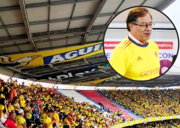 Video: el cántico de “fuera Petro” volvió a retumbar en Barranquilla, con impresionante ola amarilla