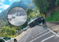En video quedó registrado el momento del accidente en la vía La Mesa; ya son 6 personas muertas y otras 21 heridas