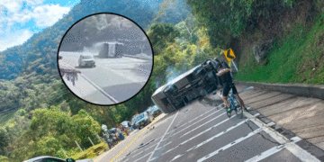 En video quedó registrado el momento del accidente en la vía La Mesa; ya son 6 personas muertas y otras 21 heridas