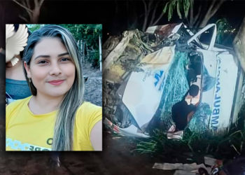 En accidente de tránsito entre ambulancia y camioneta muere una enfermera