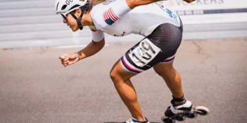 Patinadora bugueña se destaca en Europa y en Suiza se prepara para las próximas competencias