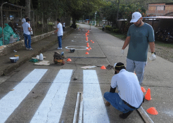 Adelantan proyecto de seguridad vial con estudiantes de Riofrío