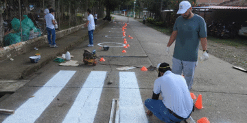 Adelantan proyecto de seguridad vial con estudiantes de Riofrío