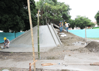 Avanza la renovación del parque San Pedro Claver con mejoras en infraestructura y seguridad