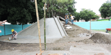 Avanza la renovación del parque San Pedro Claver con mejoras en infraestructura y seguridad