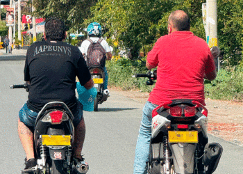 En Tuluá aumenta el número de motociclistas que no usan el casco de protección; ¿ya no es obligatorio?