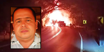 Trágico accidente deja un muerto y varios heridos; los vehículos involucrados se incendiaron