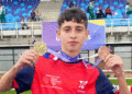 Medallista en los Juegos Nacionales Intercolegiados