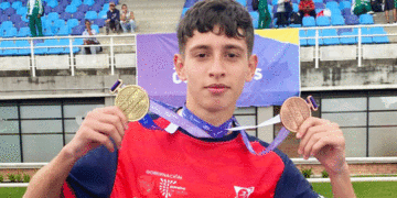 Medallista en los Juegos Nacionales Intercolegiados